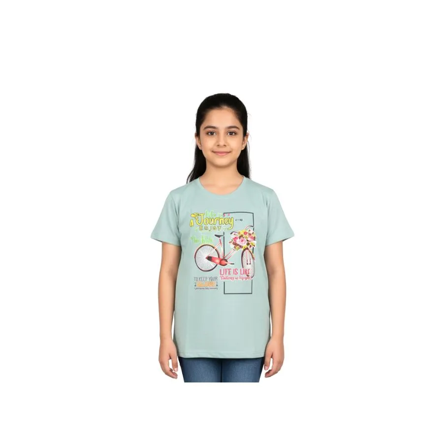 Girls T-Shirt (Round neck, Short Sleeve)